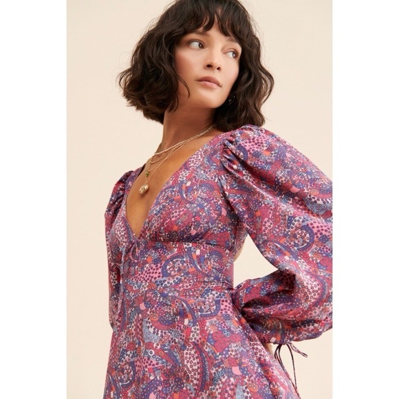 For Love & Lemons FLL Tonya Mini Dress Sz L - Picture 3 of 13